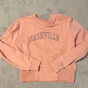 MV Sport Peach Crew Neck Sweater